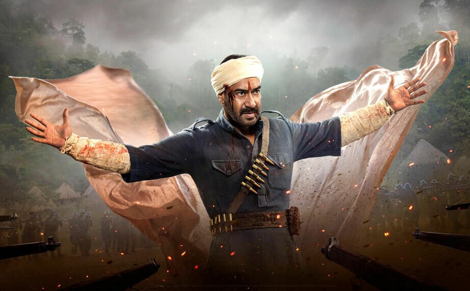 Ajay Devgn as Venkata Rama Raju in “Rise Roar Revolt.” Cr: Netflix