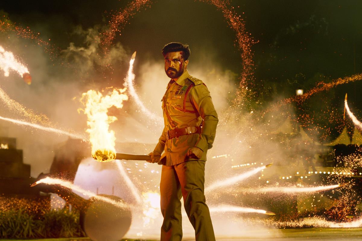 N.T. Ramo Rao JR as Komaram Bheem in “Rise Roar Revolt.” Cr: Netflix