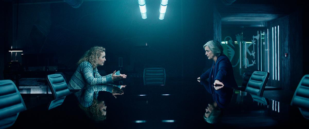 Ine Marie Wilmann as Nora Tidemann and Anneke von der Lippe as Berit Moberg in writer-director Roar Uthaug’s “Troll.” Cr: Netflix
