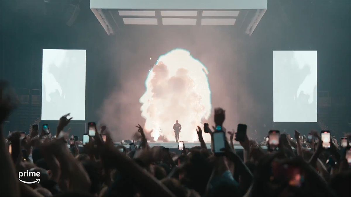 Kendrick Lamar’s “The Big Steppers: Live from Paris” livestream concert event. Cr: Amazon Music