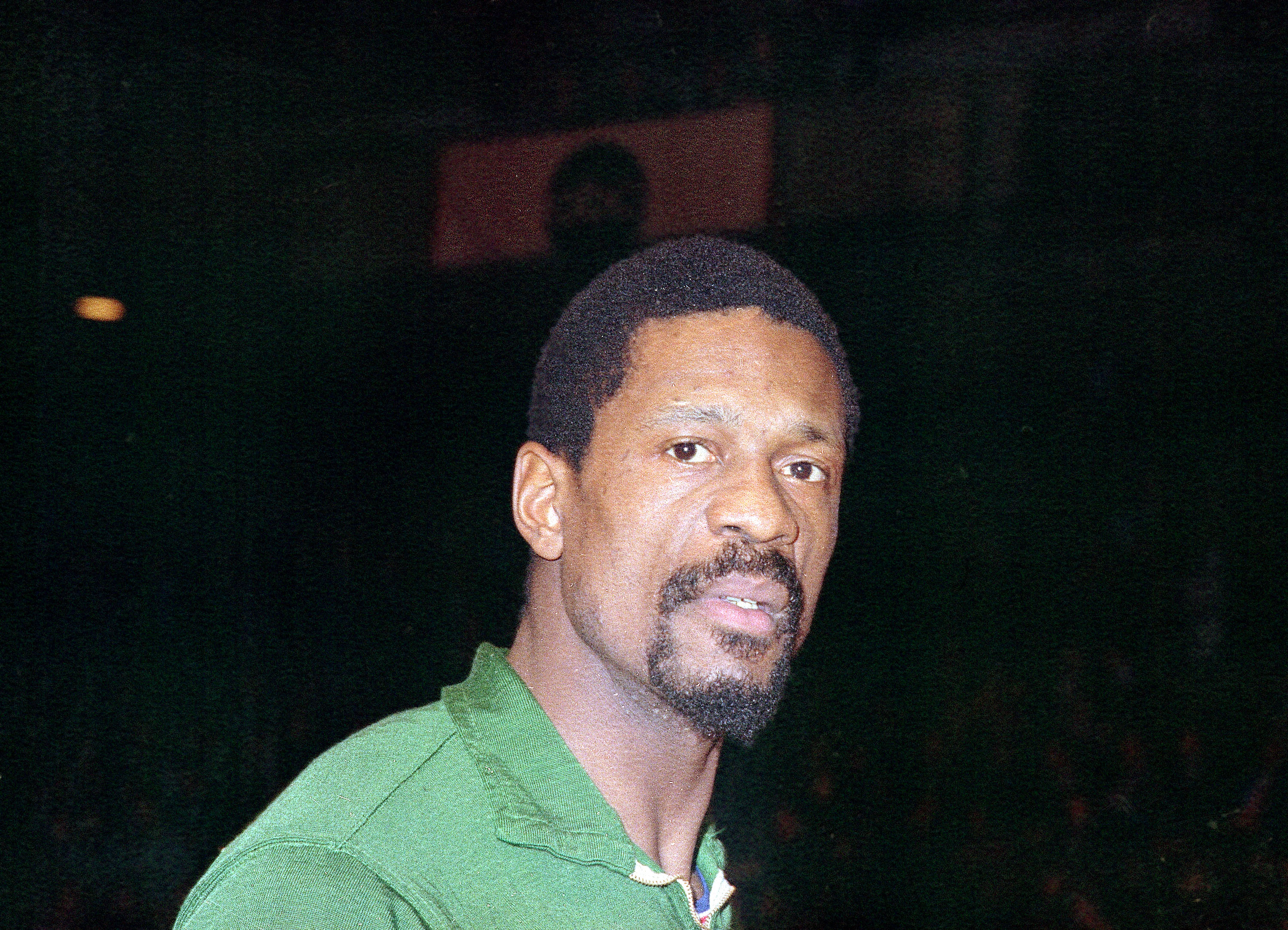 Bill Russell of the Boston Celtics is shown in 1968. cr: AP Images/Courtesy of Netflix