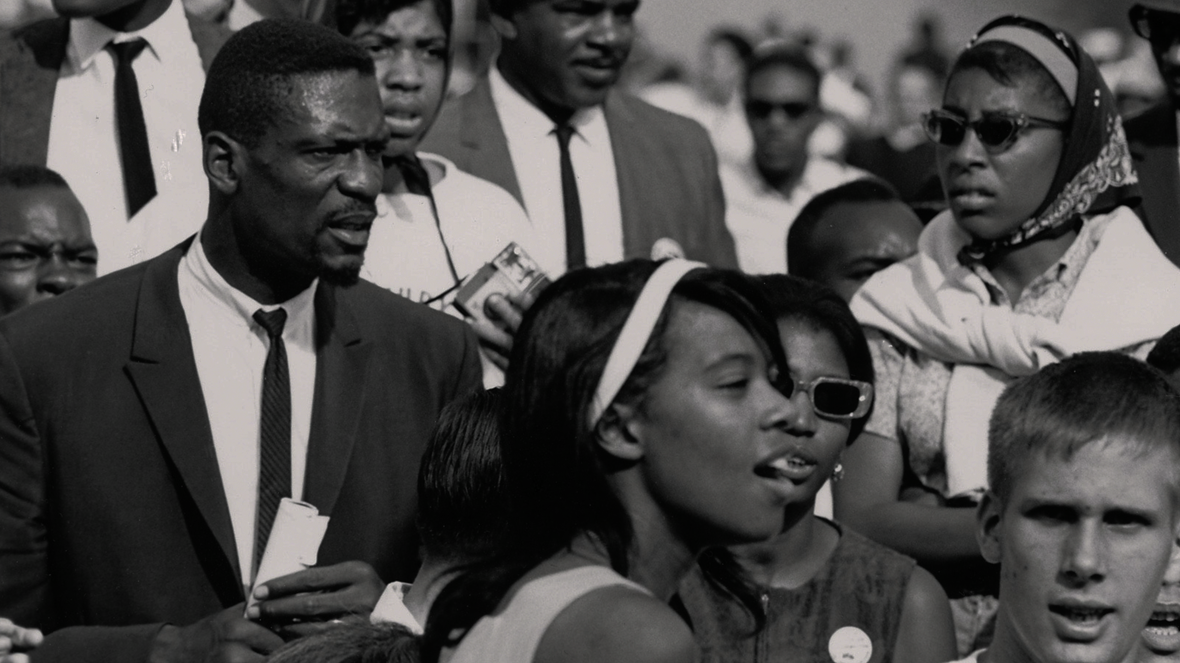 (L) Bill Russell in 'Bill Russell: Legend'. cr: Library of Congress/Courtesy of Netflix