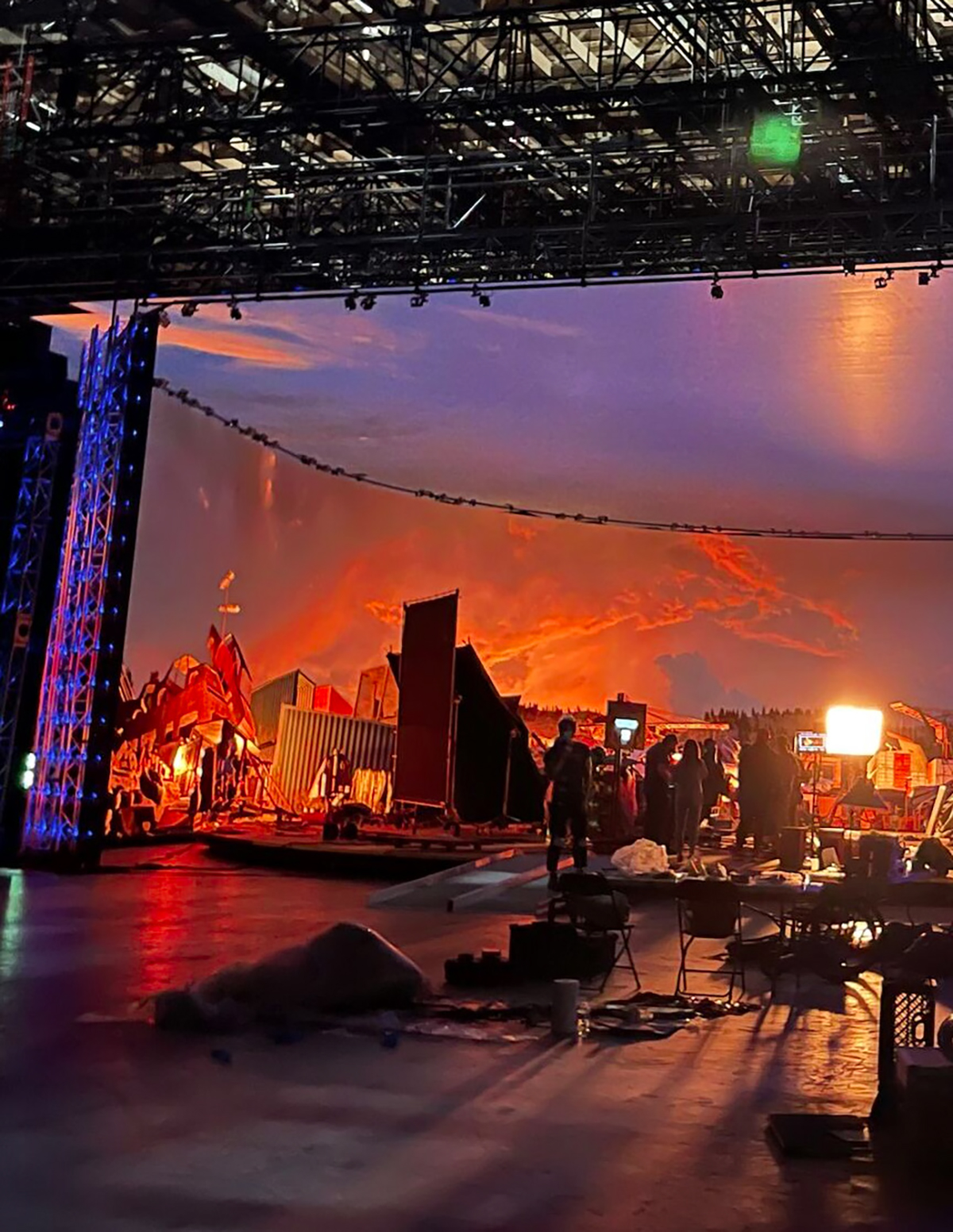 The “Fathead” crew shooting at the Amazon Studios Virtual Production (ASVP) LED volume Stage 15, Culver Studios, Los Angeles, CA