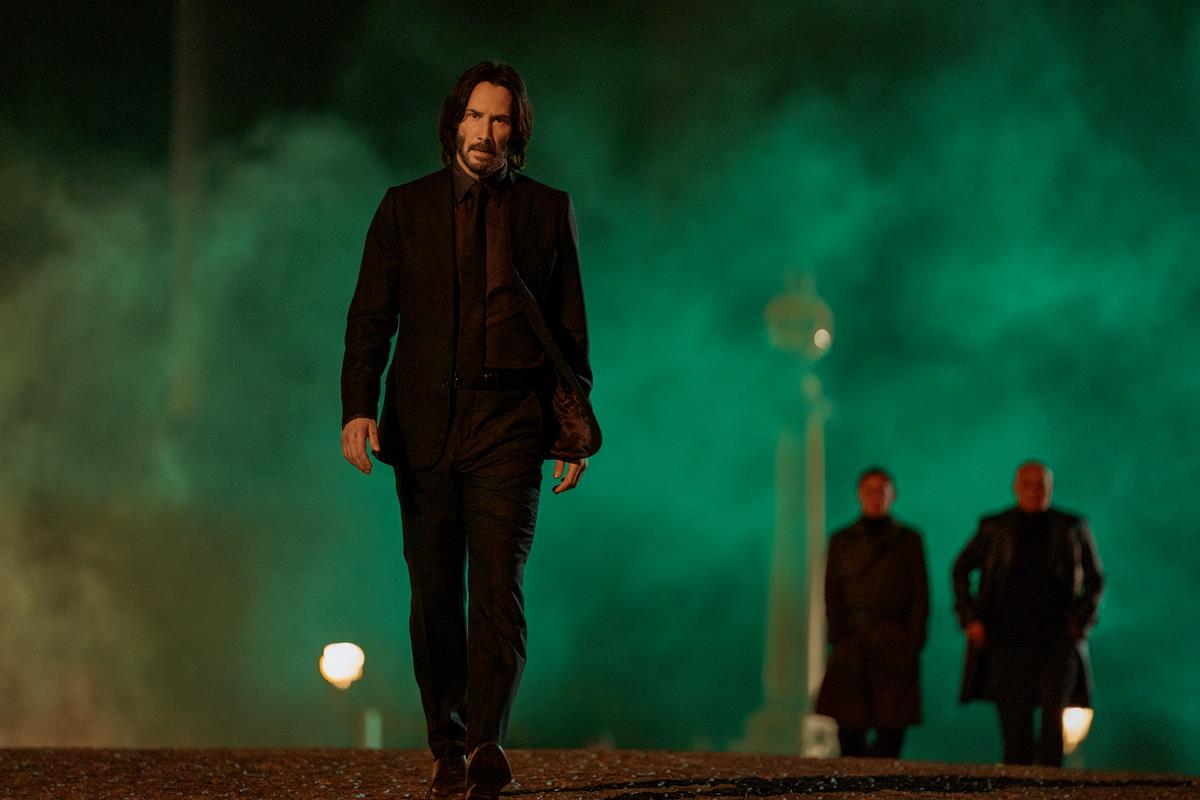 Keanu Reeves as John Wick in “John Wick: Chapter 4.” Cr: Murray Close/Lionsgate