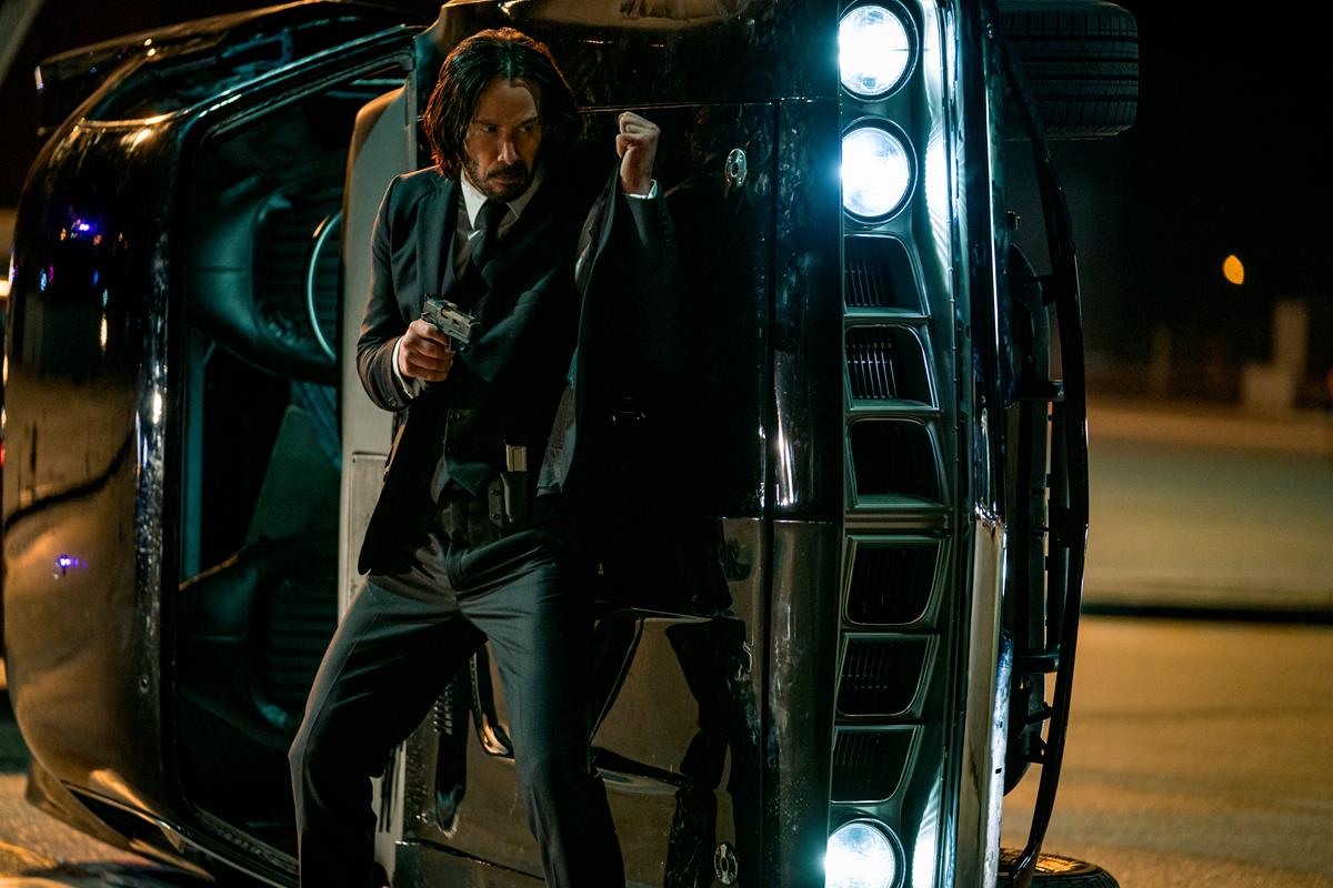 Keanu Reeves as John Wick in “John Wick: Chapter 4.” Cr: Murray Close/Lionsgate