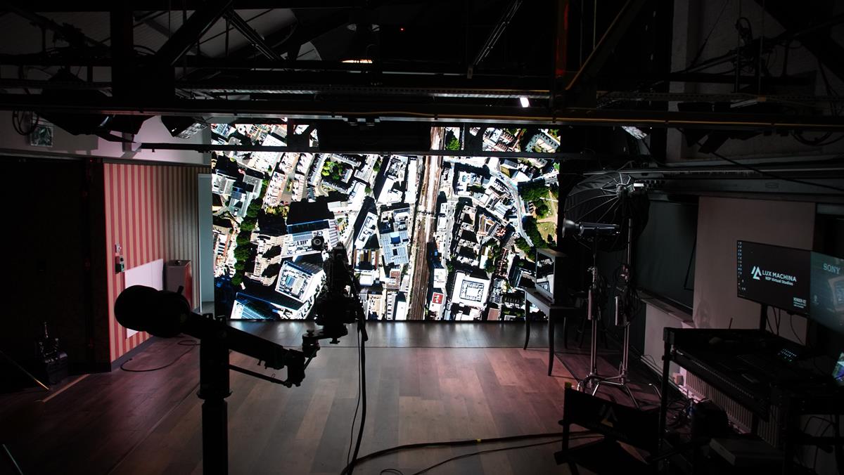 Sony’s new virtual production space at Pinewood Studios. Cr: Sony