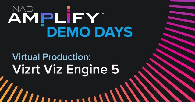Title graphic, Virtual Production Demo Days: Vizrt Viz Engine 5 with Unreal Engine Integration