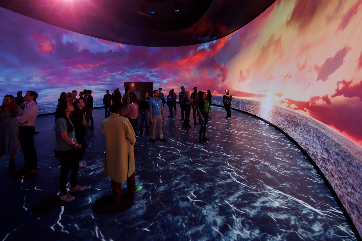 The “Invisible Worlds” exhibit at the Richard Gilder Center for Science, Education, and Innovation. Cr: Iwan Baan