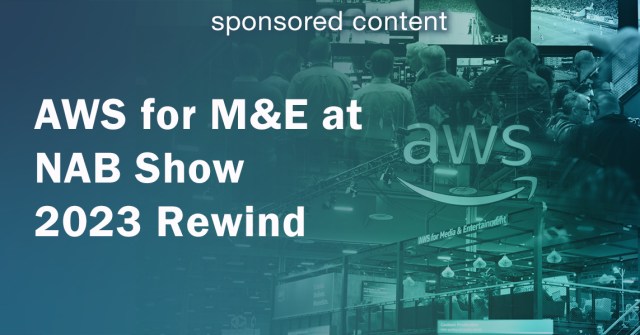 Graphic AWS for M&E at NAB Show 20232 Rewind