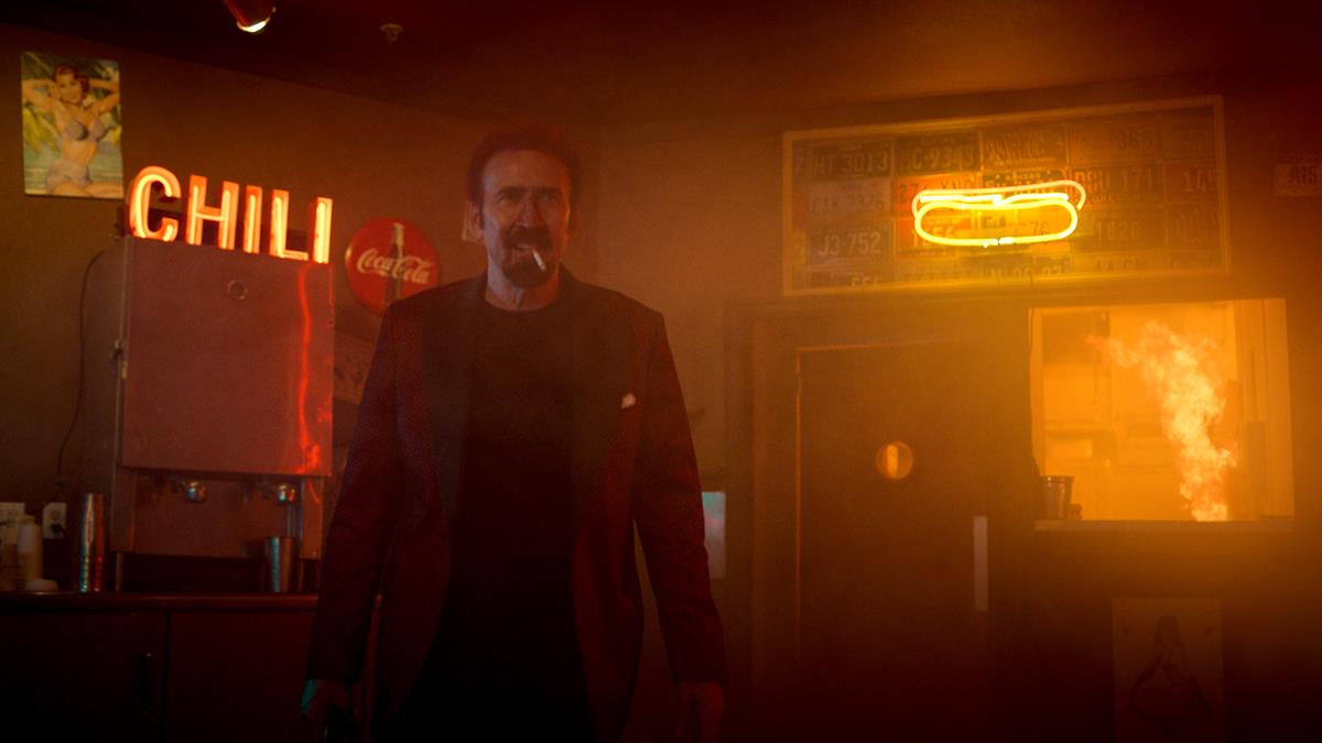 From “Sympathy for the Devil,” starring Nicholas Cage. Cr: RLJE Films