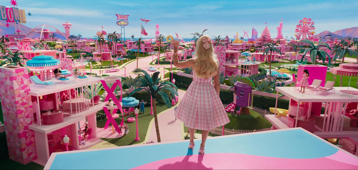 From “Barbie,” written and directed by Greta Gerwig. Cr: Warner Bros.