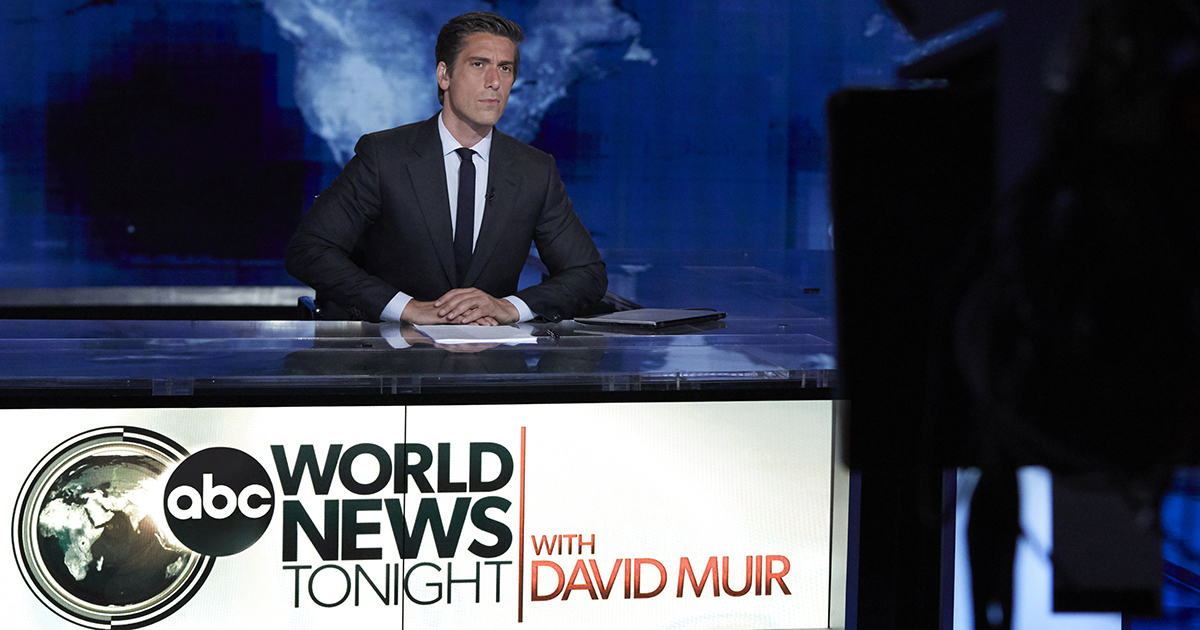 ABC’s “World News Tonight” With David Muir (ABC/Heidi Gutman)