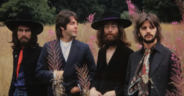 From Peter Jackson’s “Now and Then” video for The Beatles