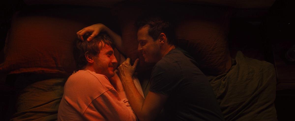 Paul Mescal and Andrew Scott in “All of Us Strangers.” Cr: Searchlight Pictures
