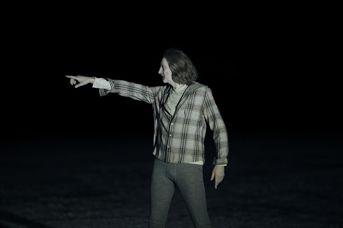 Erling Eliasson as Travis in “True Detective: Night Country.” Cr: Max