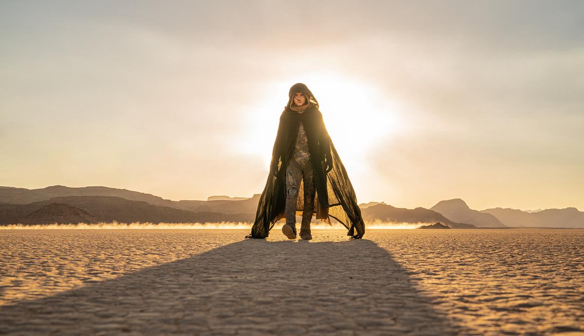 Timothée Chalamet as Paul Atreides in “Dune: Part Two,” directed by Denis Villeneuve. Cr: Warner Bros. Pictures
