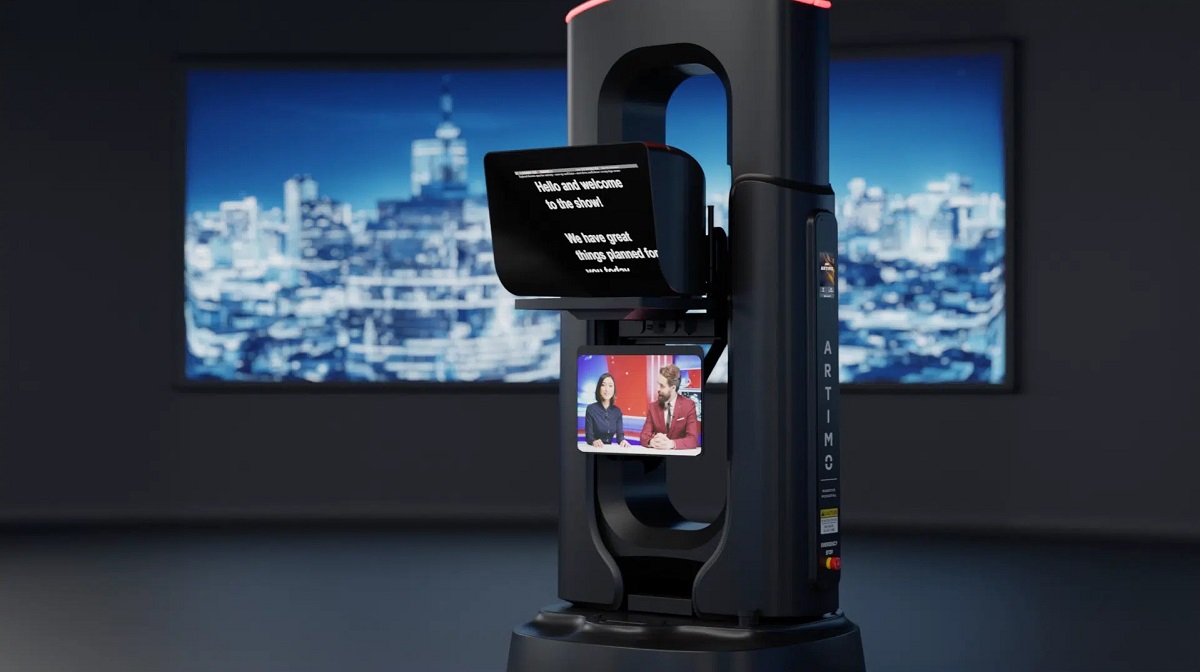 The Artimo robotics studio system addresses some common challenges faced with traditional studio camera movement solutions such as pedestals, dollies, and jibs. Cr: Ross Video