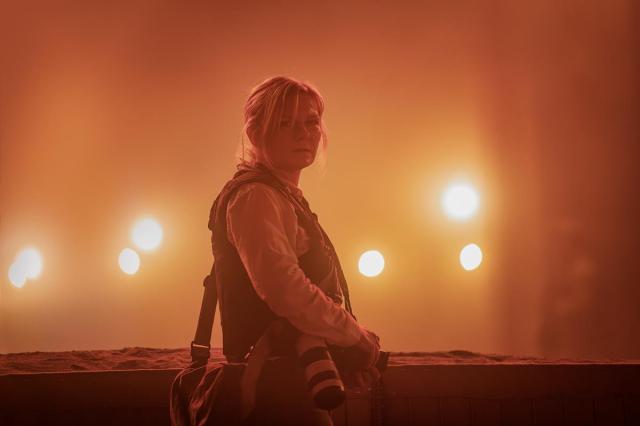 Kirsten Dunst in “Civil War,” written and directed by Alex Garland. Cr: Murray Close/A24