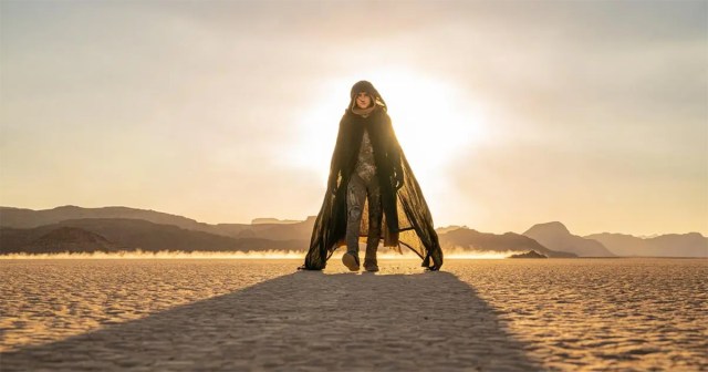 Timothée Chalamet as Paul Atreides in “Dune: Part Two,” directed by Denis Villeneuve. Cr: Warner Bros. Pictures